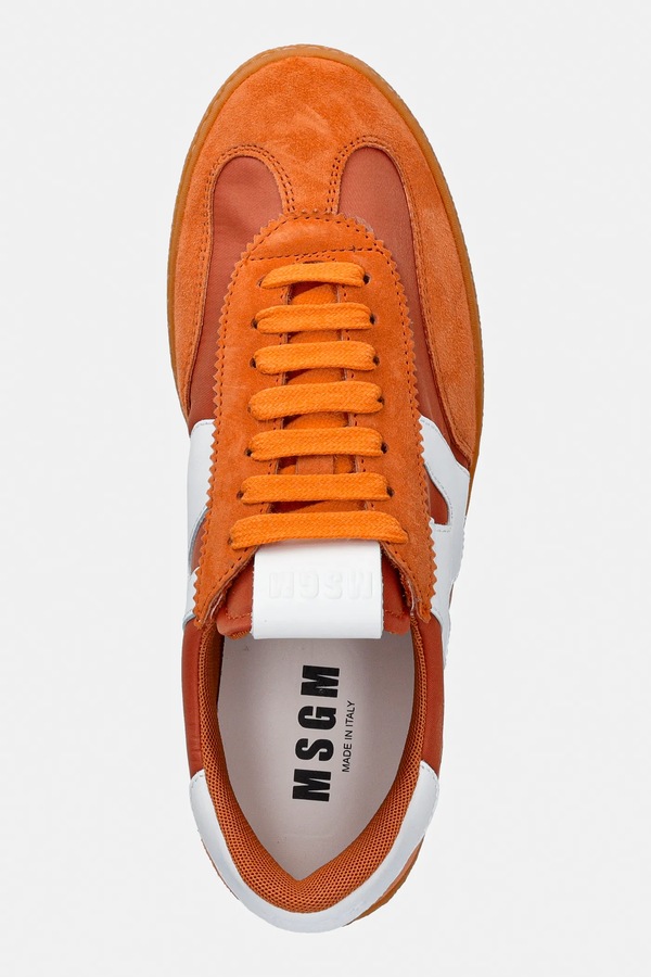 Кросівки MSGM колір помаранчевий фото 4