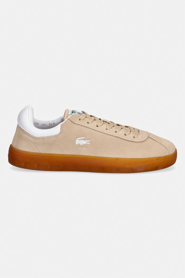 Baseshot Sneakers кросівки жіночі Lacoste колір бежевий