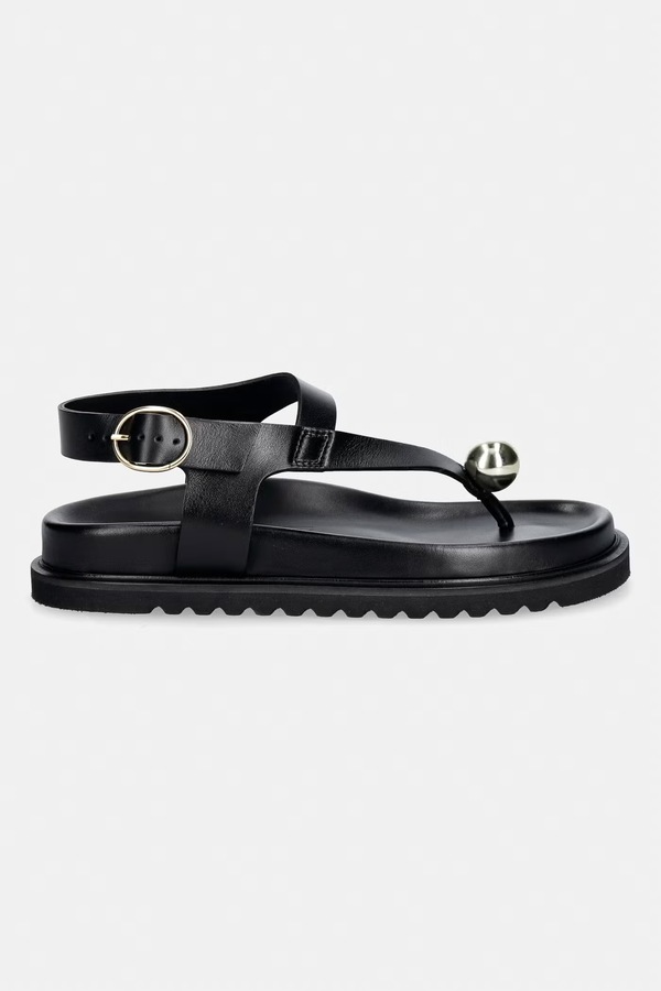 Босоножки женские кожаные Souliers Martinez SPIAGGIA цвет черный