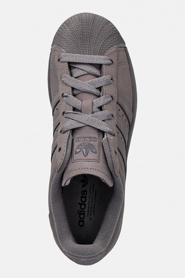 Кросівки з нубуку adidas Originals SUPERSTAR II W колір фіолетовий фото 4