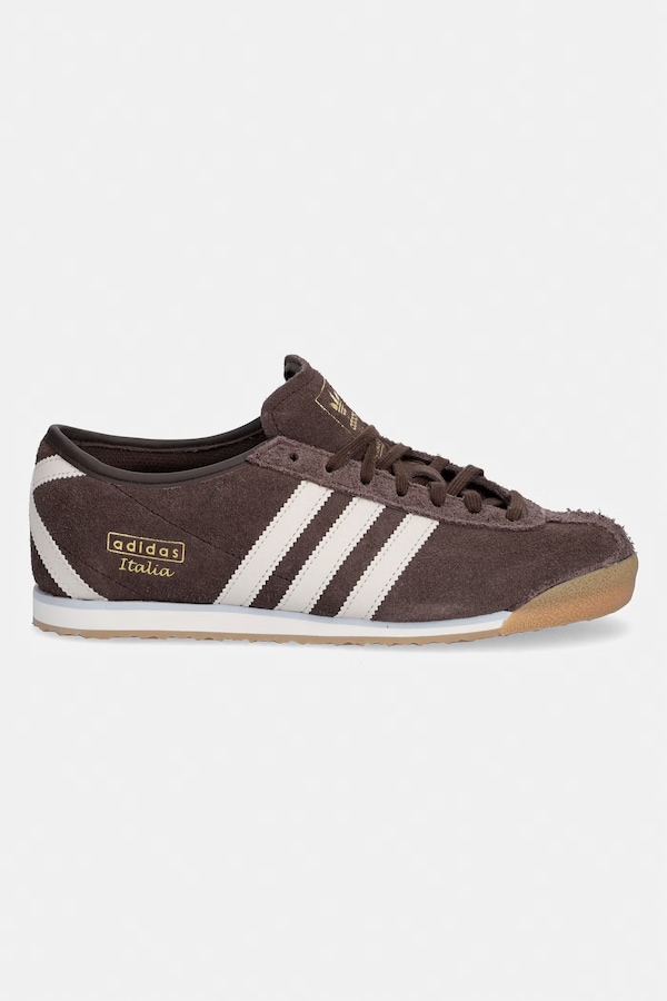 Замшеві кросівки adidas Originals ITALIA 70s W колір коричневий