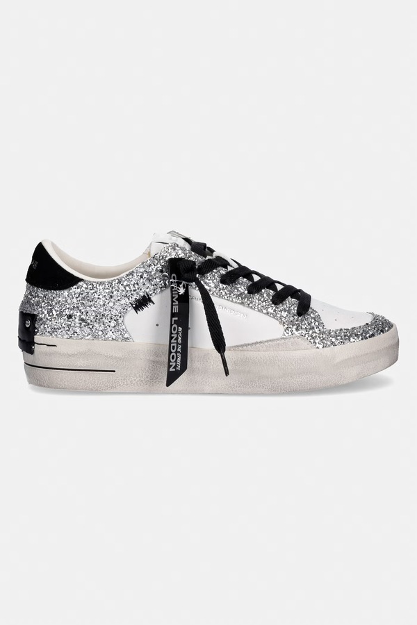 Кросівки Crime London SK8 DELUXE колір срібний