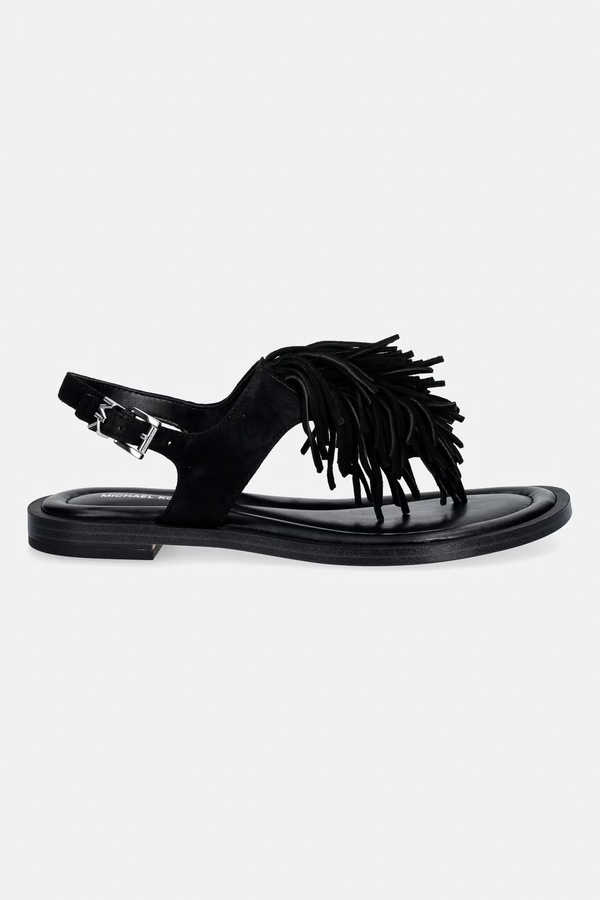 Босоножки женские замшевые MICHAEL Michael Kors Indra Thong Sandal цвет черный