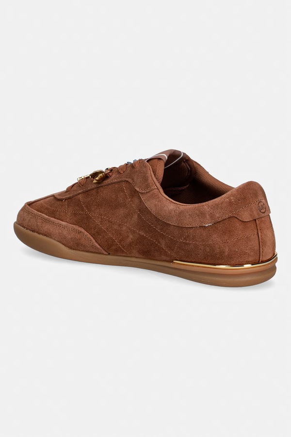 Замшевые кроссовки MICHAEL Michael Kors Nolan Lace Up цвет коричневый фото 2
