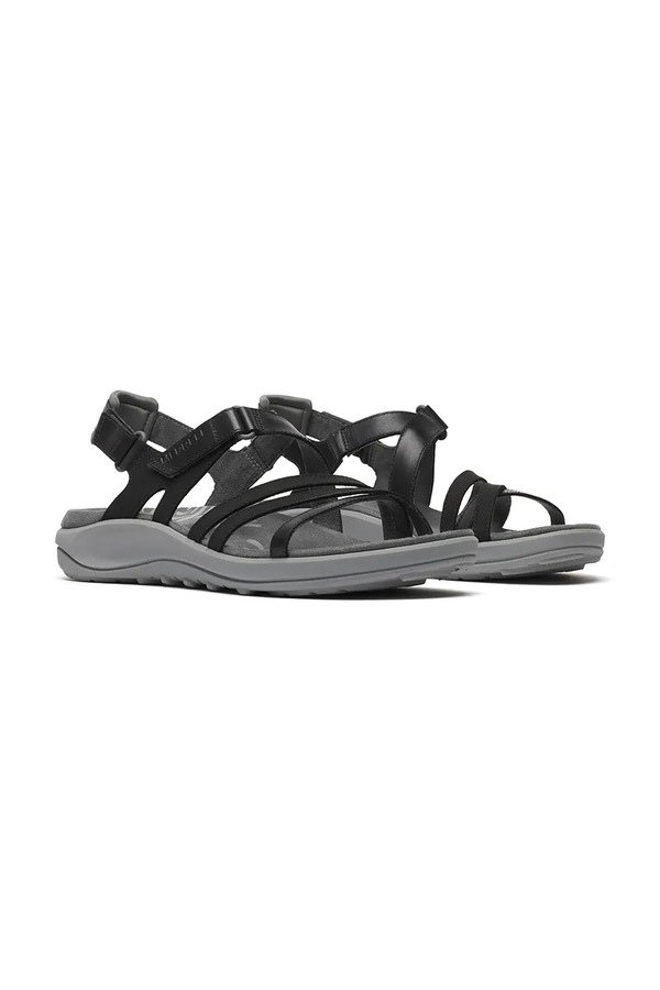 Босоножки с открытой пяткой женские кожаные Merrell HARBOR BACKSTRAP цвет черный