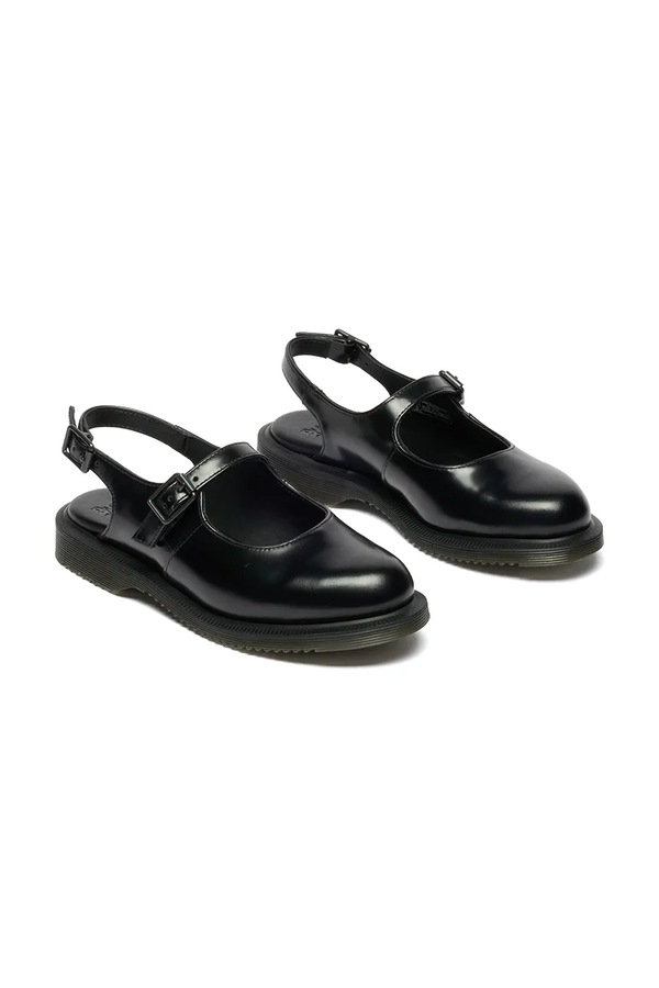 Балетки шкіряні Dr. Martens Madaline Mary Jane колір чорний фото 2