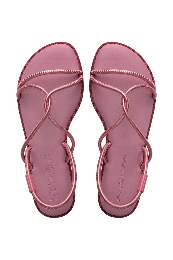 Босоніжки жіночі Havaianas UNA MANGA колір рожевий фото 4