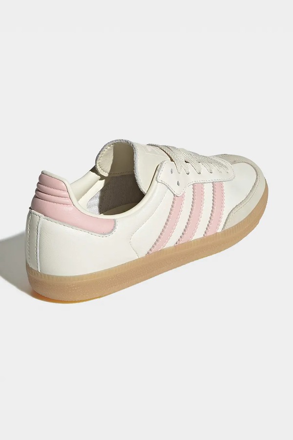 Samba Og кроссовки женские кожаные adidas Originals цвет бежевый фото 2