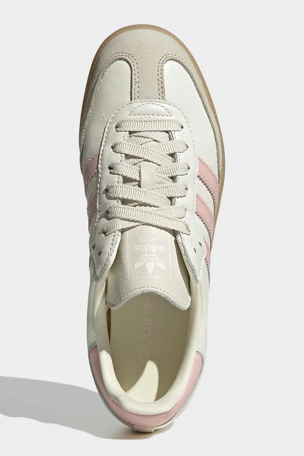 Samba Og кросівки жіночі шкіряні adidas Originals колір бежевий фото 4