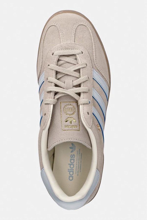 Gazelle Indoor кросівки жіночі замшеві adidas Originals колір бежевий фото 4