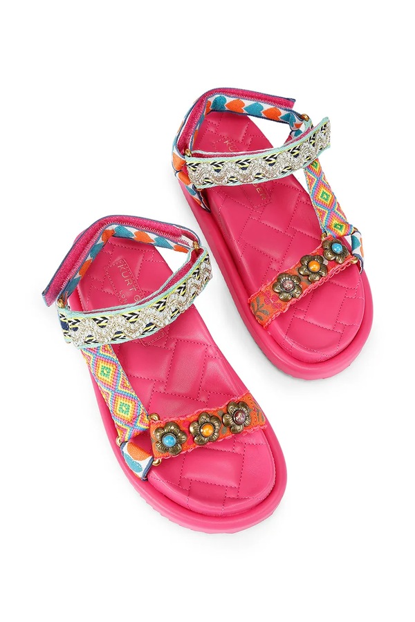 Босоножки на платформе женские Kurt Geiger London Orson Sandal цвет розовый