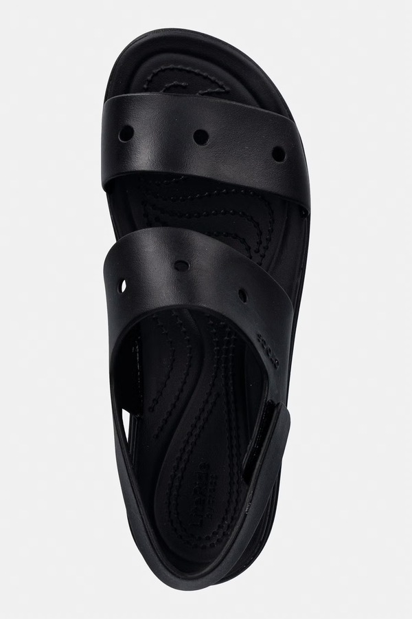 Босоніжки жіночі Crocs Brooklyn 4U колір чорний фото 4