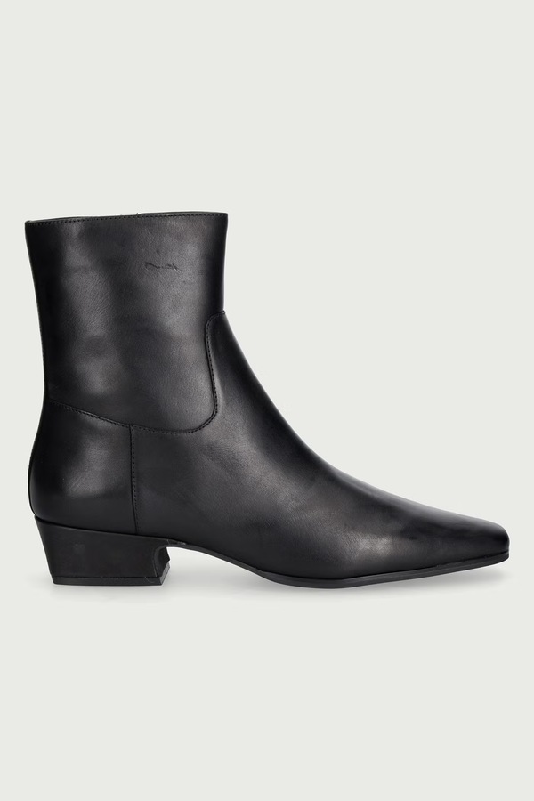 Ботильйони жіночі шкіряні Nokwol Dusty Black Leather колір чорний фото 2