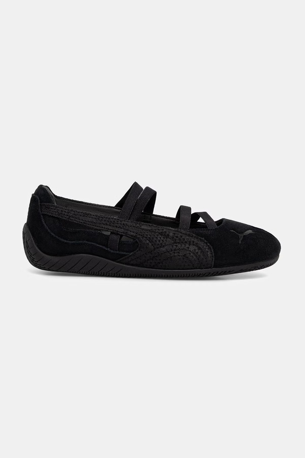 Балетки замшеві Puma Speedcat Ballet Python колір чорний