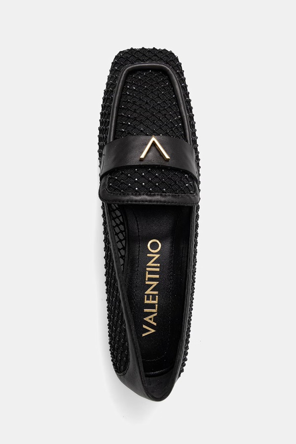 Мокасини жіночі Valentino CRYSTAL колір чорний фото 4