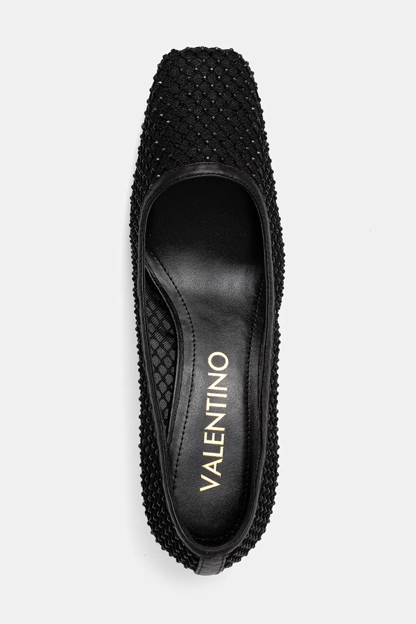 Взуття на шпильці Valentino CRYSTAL колір чорний фото 4
