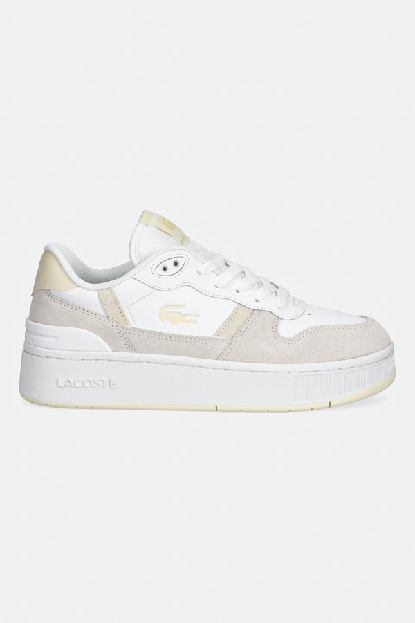 T-Clip Platform Sneakers кросівки жіночі Lacoste колір білий