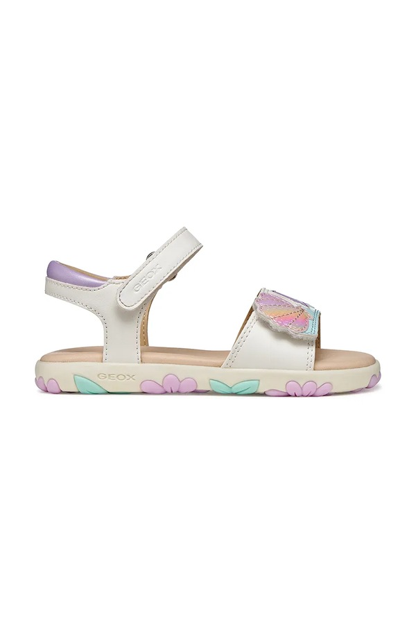 Дитячі сандалі Geox SANDAL HAITI колір білий фото 2