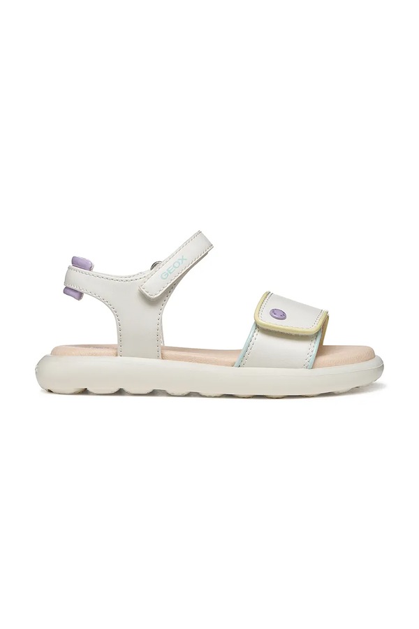 Дитячі сандалі Geox SANDAL PUFFYPOP колір білий фото 2