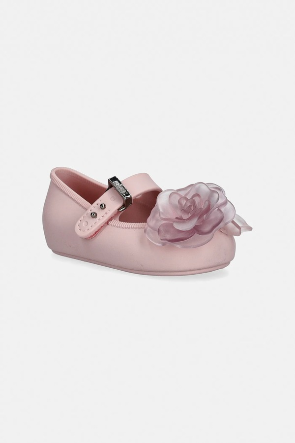 Дитячі балетки Melissa SOFT BALLERINA PETALS BB колір рожевий