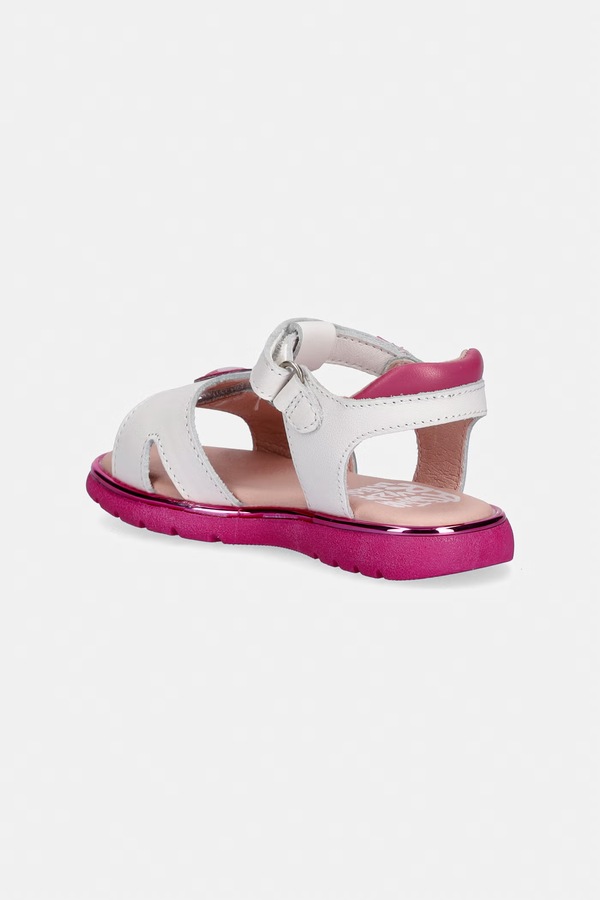 Босоножки детские кожаные Agatha Ruiz de la Prada цвет белый фото 2
