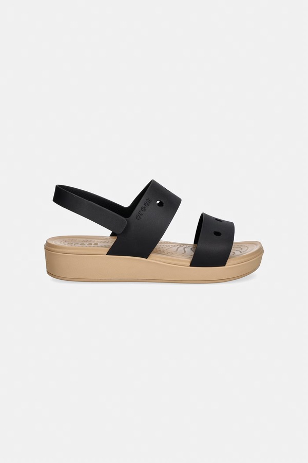 Босоножки на платформе детские Crocs BROOKLYN SANDAL цвет черный