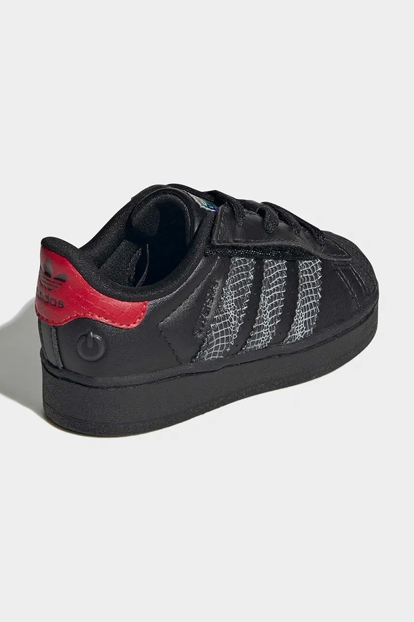 Детские кроссовки adidas Originals SUPERSTAR LED LIGHTS цвет черный фото 2