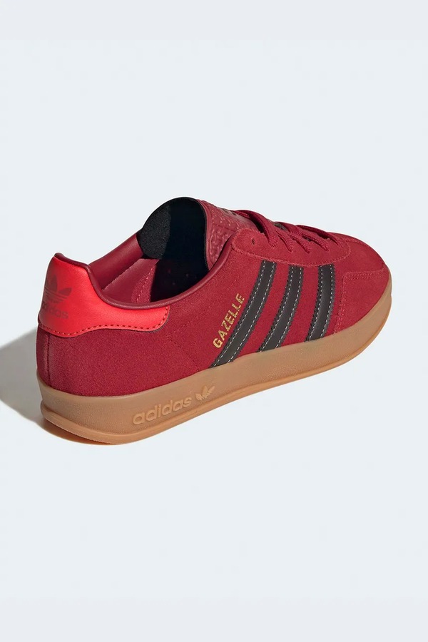 Детские кроссовки adidas Originals GAZELLE INDOOR цвет красный фото 2