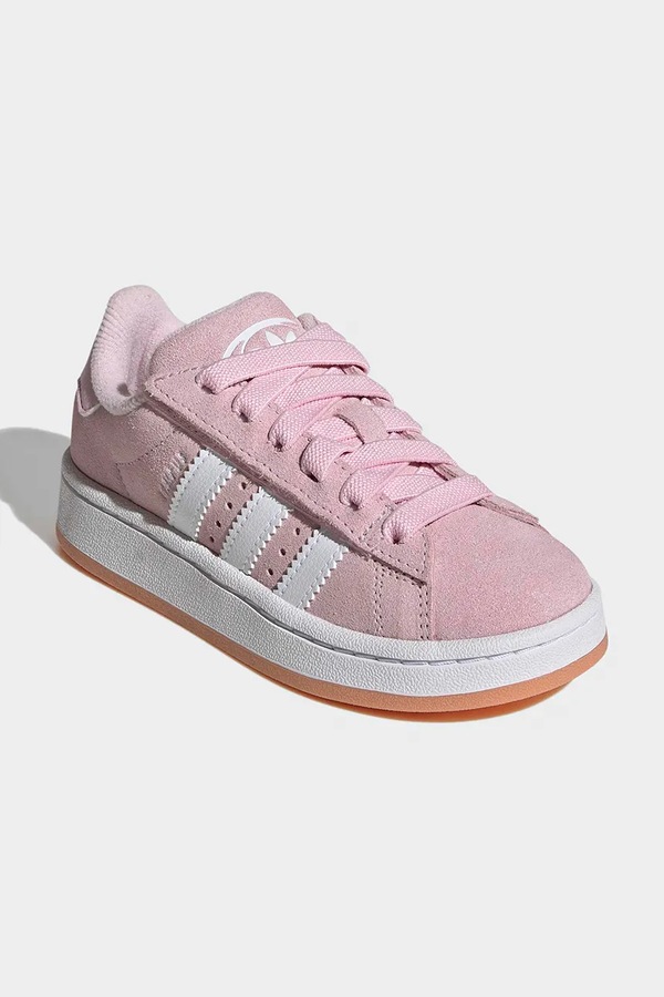 Дитячі шкіряні кросівки adidas Originals CAMPUS 00s колір рожевий