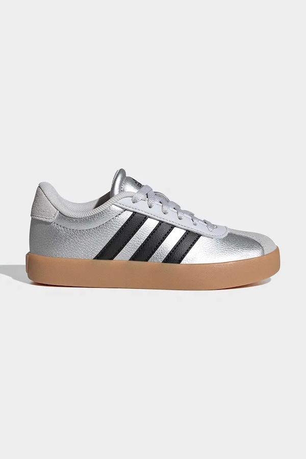Дитячі кросівки adidas VL COURT 3.0 колір срібний