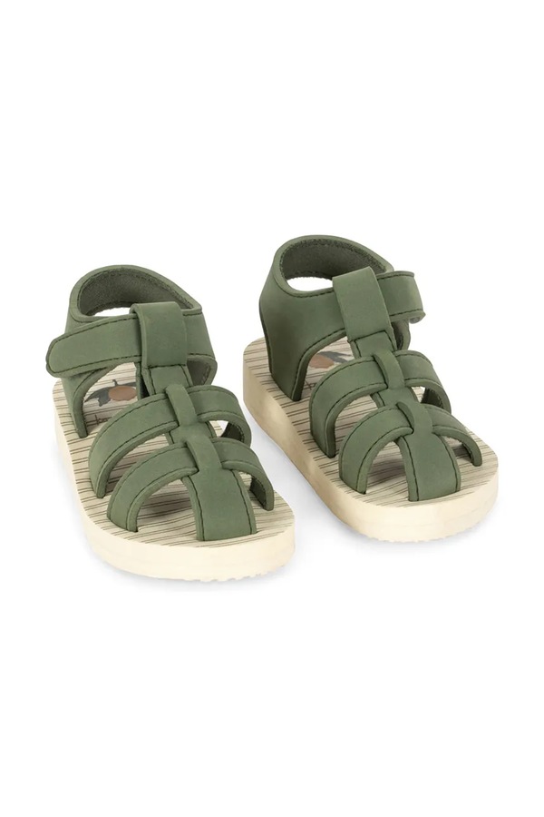 Детские сандалии Konges Sløjd SABLE SANDAL цвет зеленый