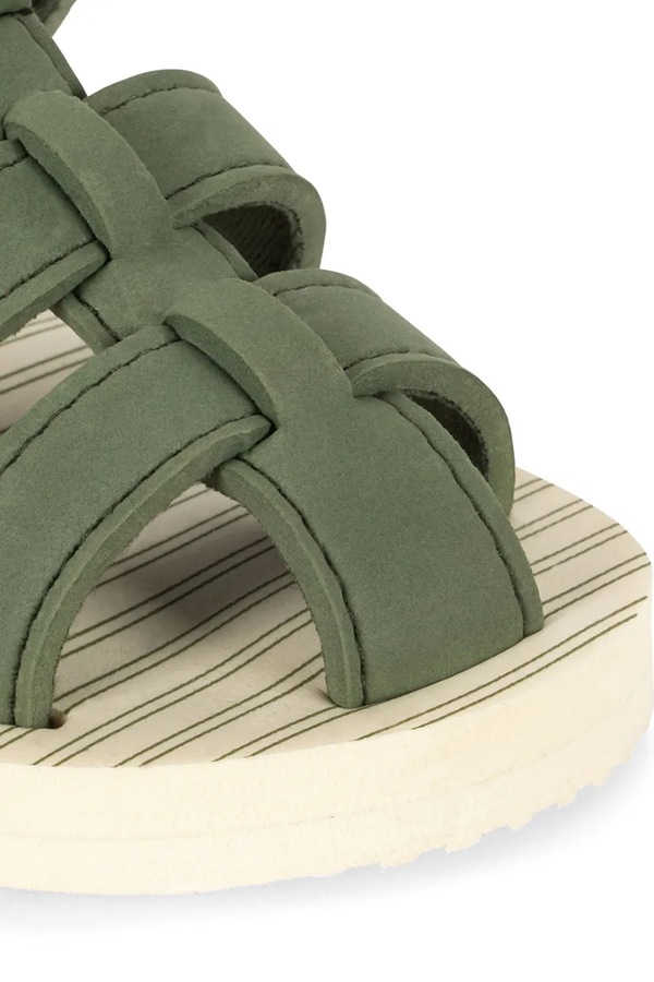 Детские сандалии Konges Sløjd SABLE SANDAL цвет зеленый