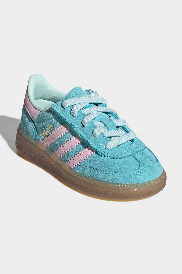 Детские кроссовки adidas Originals HANDBALL SPEZIAL цвет бирюзовый