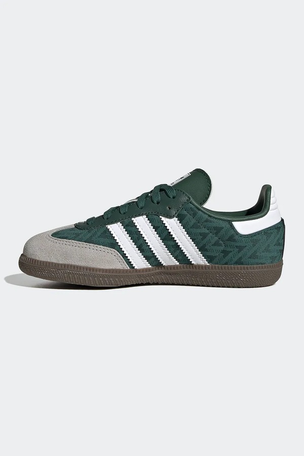 Дитячі кросівки adidas Originals SAMBA OG колір зелений фото 4