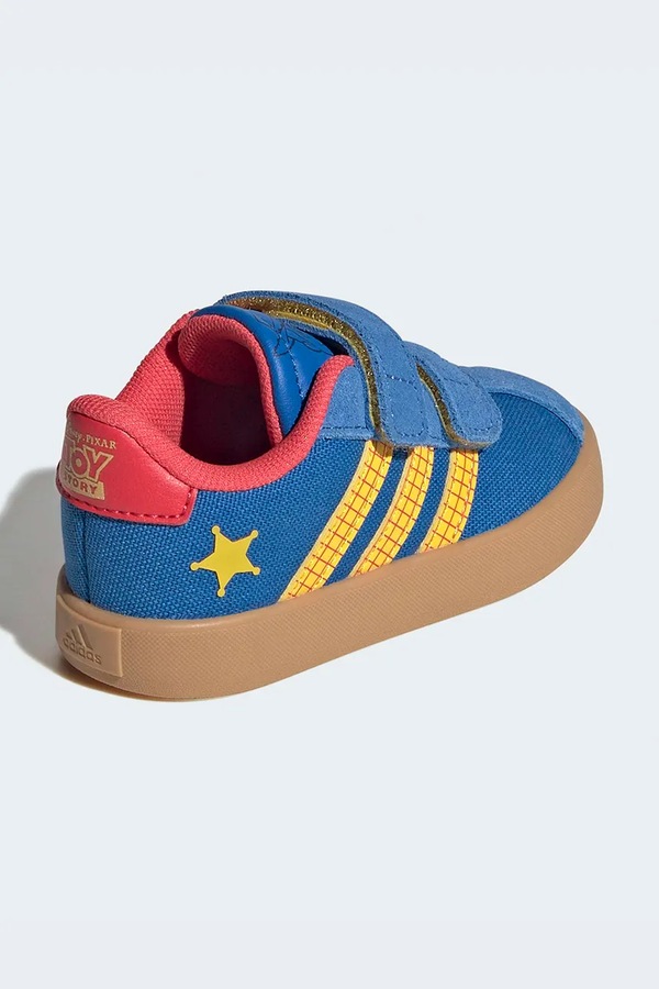 VL COURT WOODY кроссовки детские adidas цвет голубой фото 2