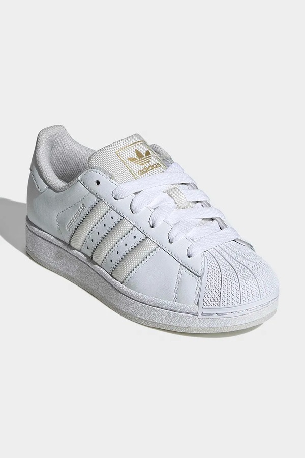 Дитячі шкіряні кросівки adidas Originals SUPERSTAR II колір білий
