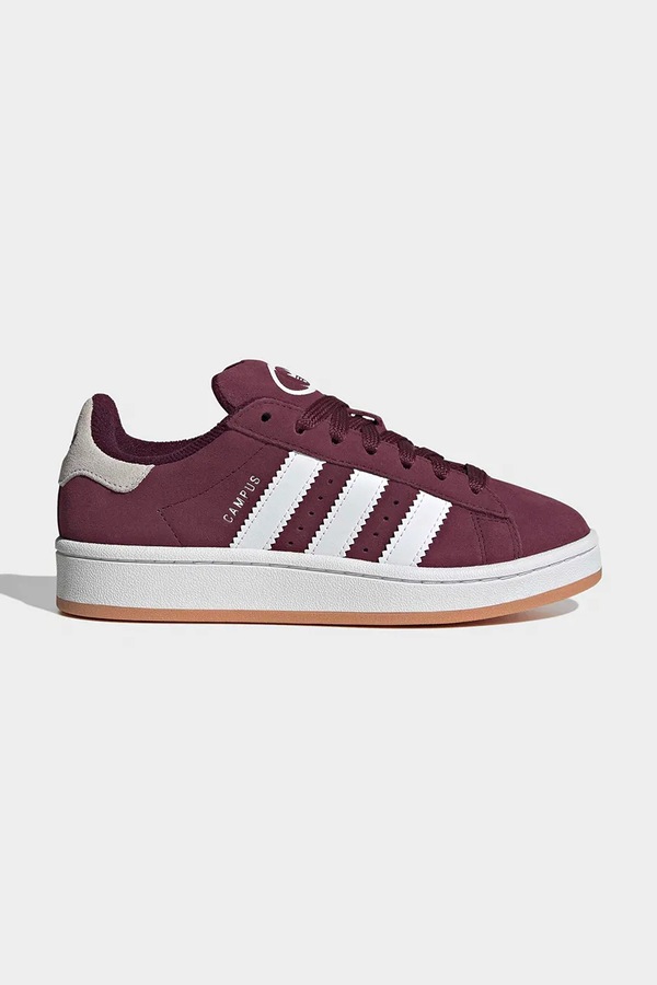 Дитячі замшеві кросівки adidas Originals CAMPUS 00s колір фіолетовий