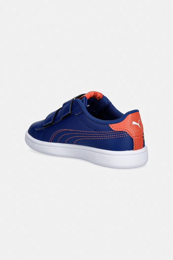 Дитячі кросівки Puma Smash 3.0 Dino V колір синій фото 2