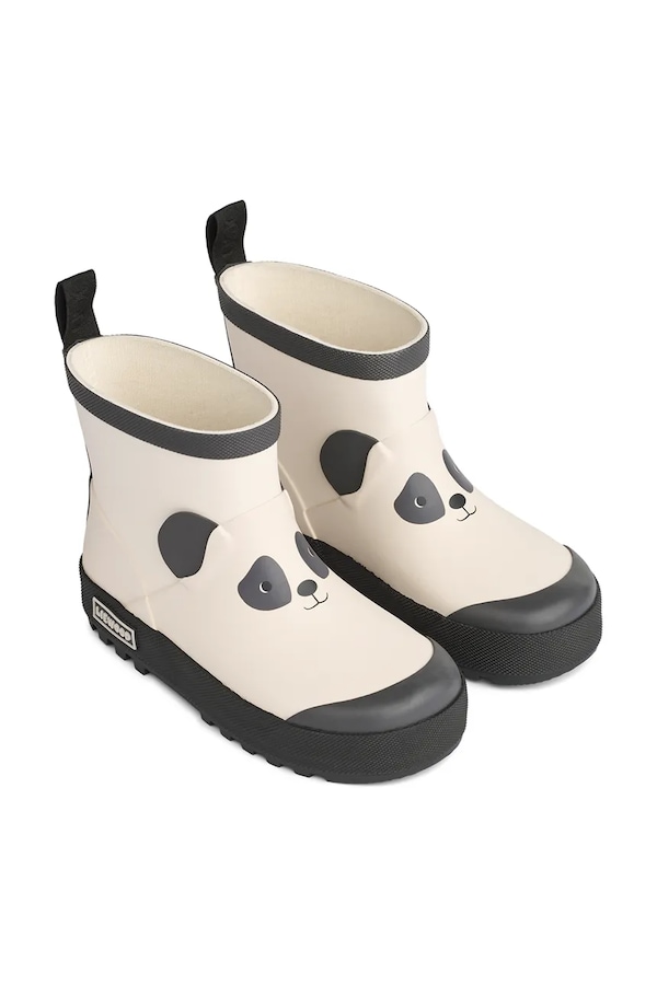 Резиновые сапоги детские Liewood Tekla Panda Rainboot цвет белый