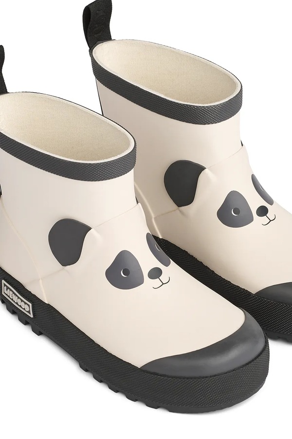 Гумові чоботи дитячі Liewood Tekla Panda Rainboot колір білий фото 4