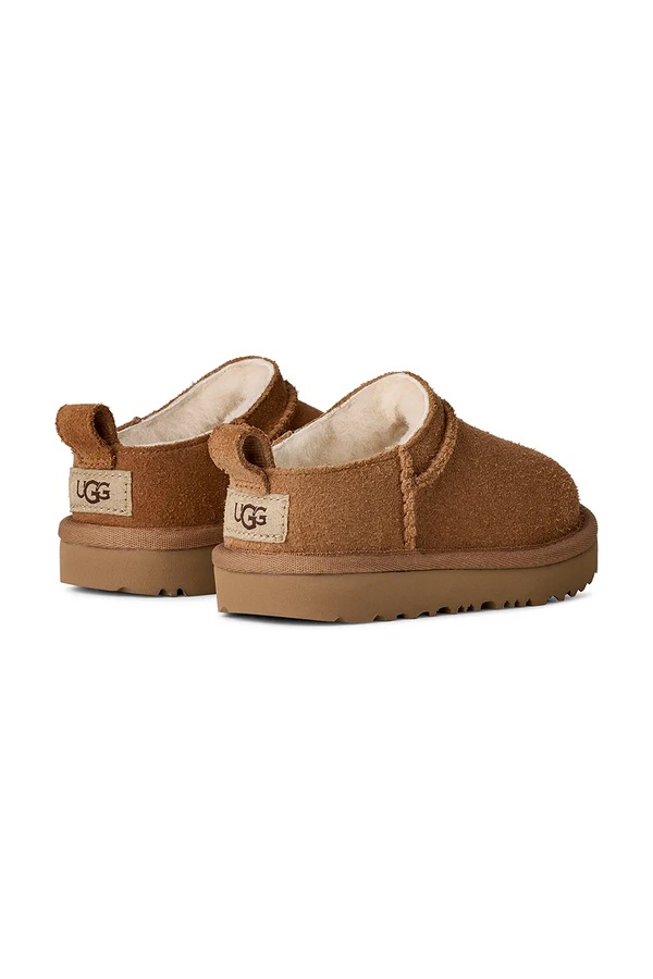 Черевики зимові дитячі замшеві UGG CLASSIC MICRO колір коричневий фото 2