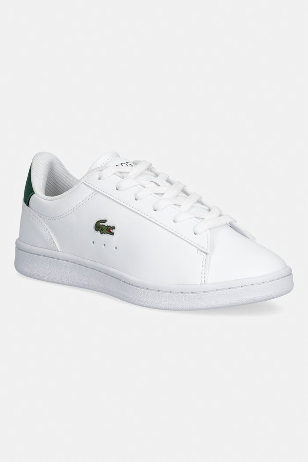 Детские кроссовки Lacoste цвет белый