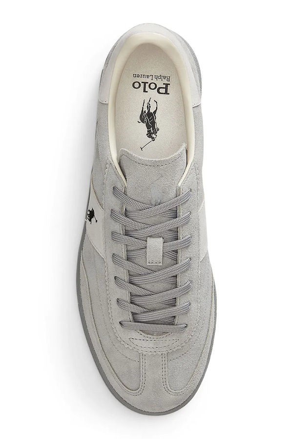 Замшеві кросівки Polo Ralph Lauren Bedford Pp колір сірий фото 4