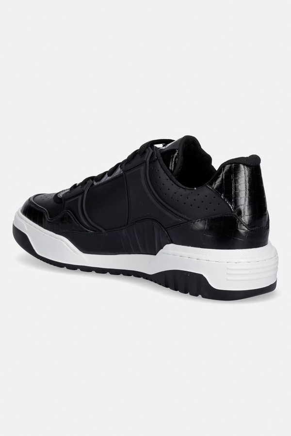 Шкіряні кросівки Philipp Plein Low-Top Moonwalker колір чорний фото 2