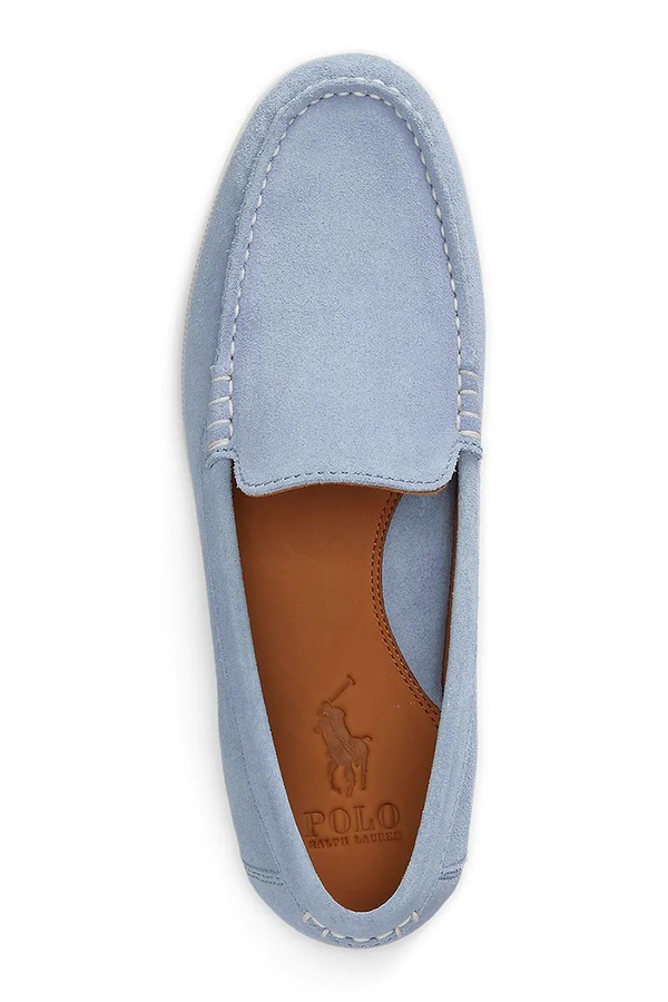 Мокасини чоловічі шкіряні Polo Ralph Lauren Merton Vnetn колір блакитний фото 3