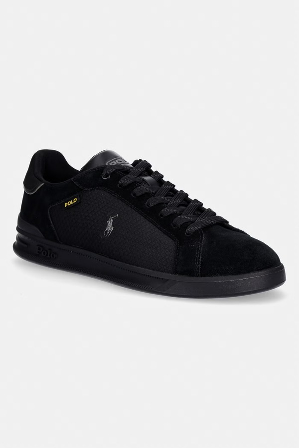 Hrt Ct Utily кросівки чоловічі замшеві Polo Ralph Lauren колір чорний