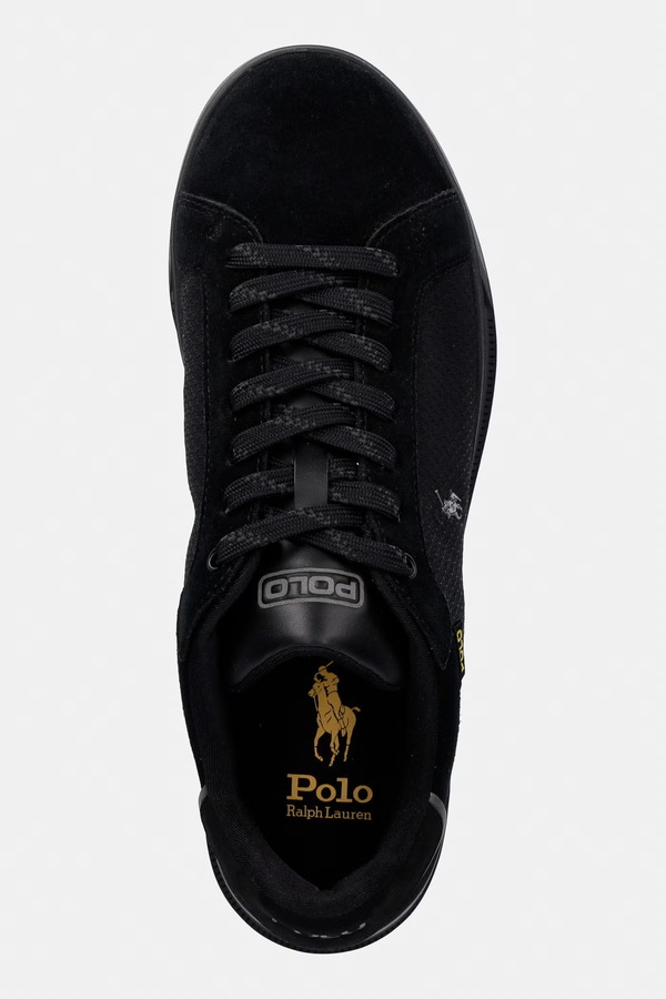 Hrt Ct Utily кросівки чоловічі замшеві Polo Ralph Lauren колір чорний фото 4