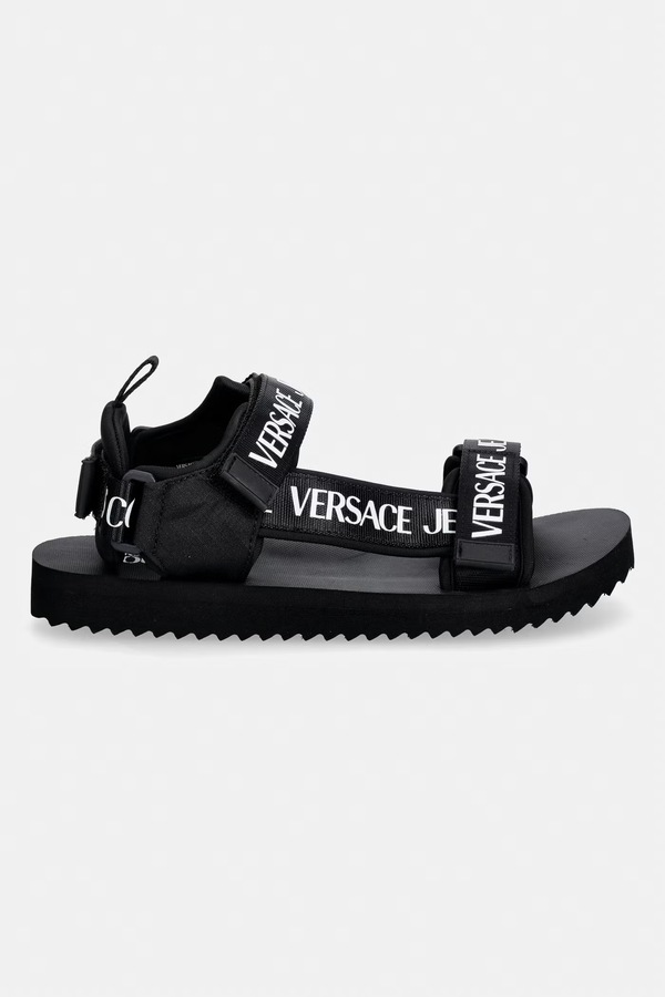 Босоніжки чоловічі Versace Jeans Couture колір чорний