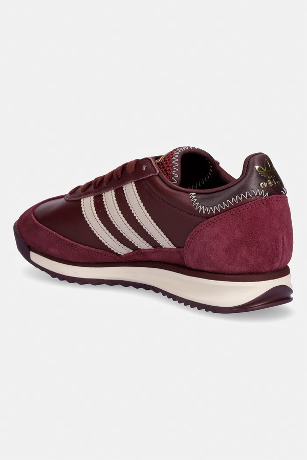 SL 72 кросівки чоловічі шкіряні adidas Originals колір бордовий фото 2