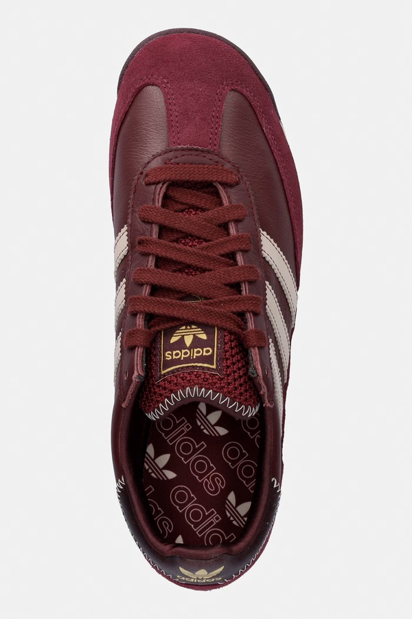 SL 72 кросівки чоловічі шкіряні adidas Originals колір бордовий фото 4